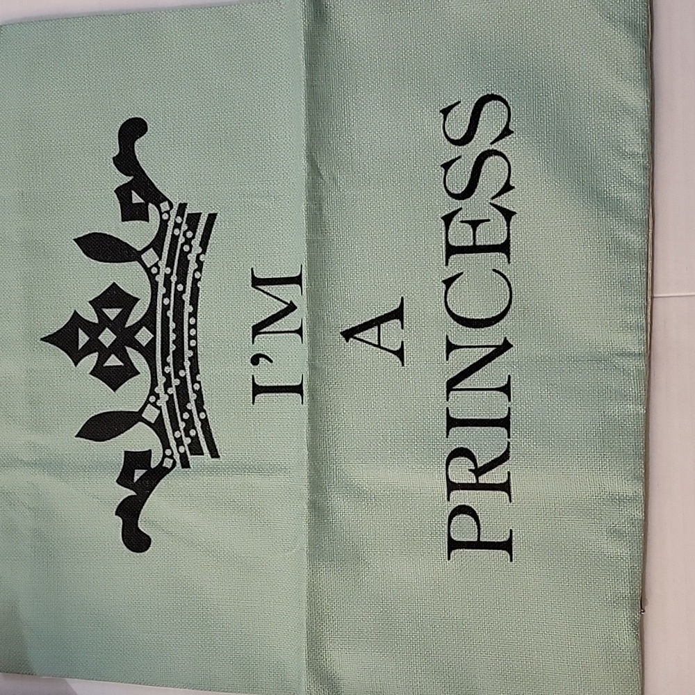 💓 New 17" I'm A Princess Pillow Case Cover